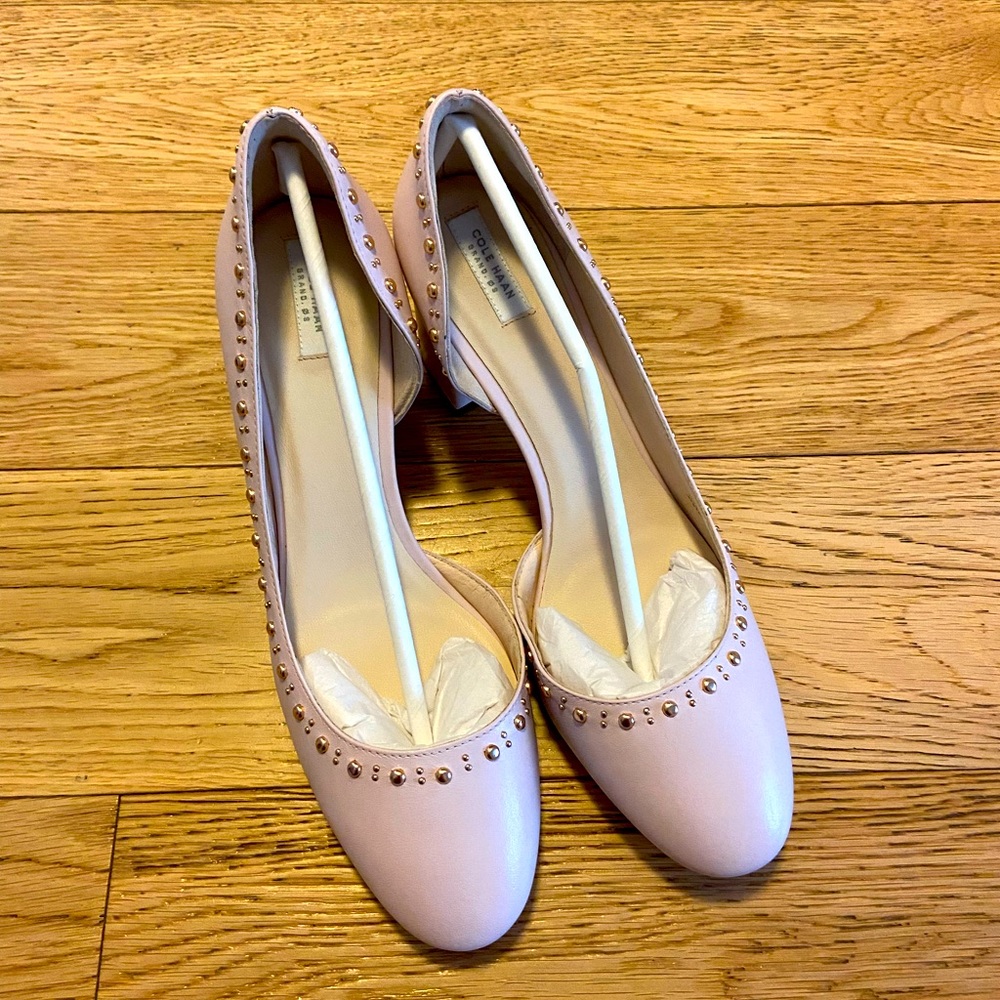 Cole Haan Laree Studed Leather Pumps Size 9